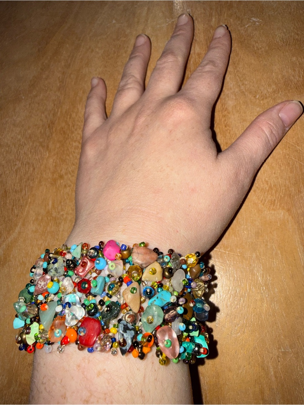 Multicolor Beaded Magnetic Bracelet - Vibrant Women’s Jewelry